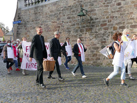 Maria 2.0: Demonstration in Fulda (Foto: Karl-Franz Thiede)